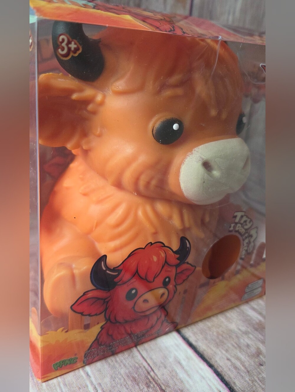 Squishy Highland Cow NIB